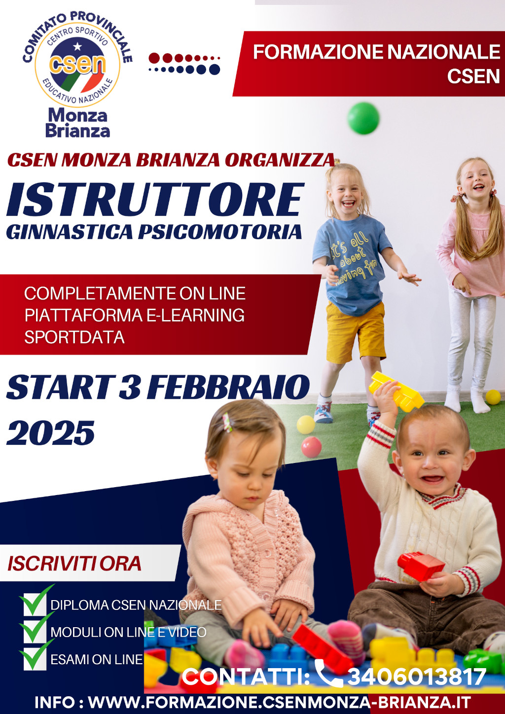 Corso online di Ginn. Psicomotoria